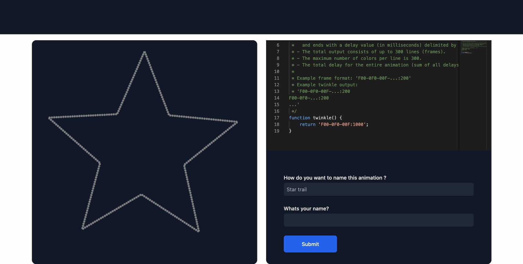 Merry Pixels webpage