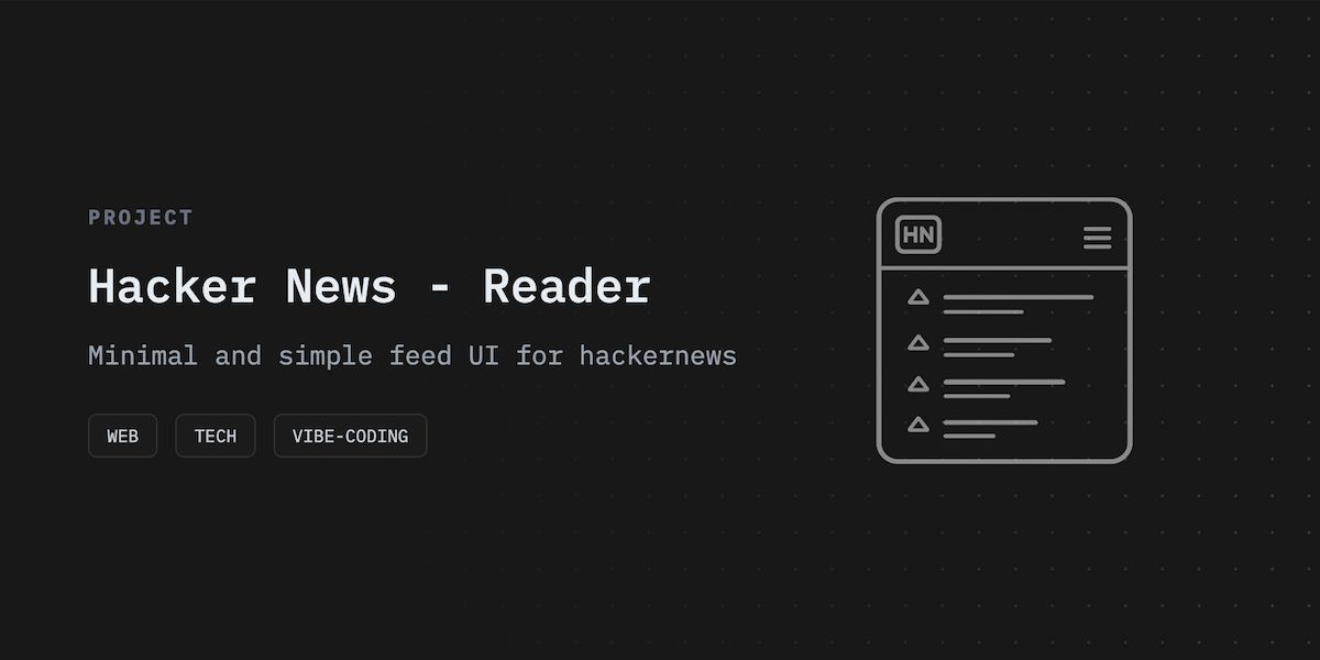 Hacker News - Reader | Shajan Jacob